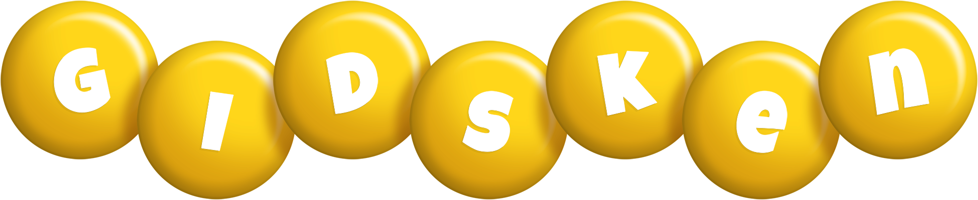 Gidsken candy-yellow logo