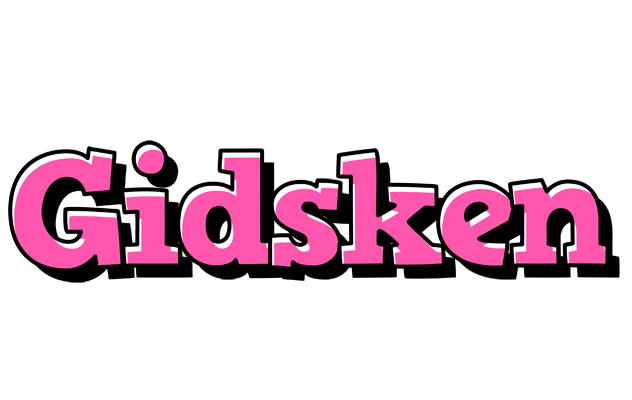 Gidsken girlish logo