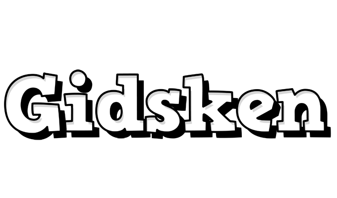 Gidsken snowing logo
