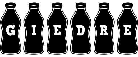 Giedre bottle logo