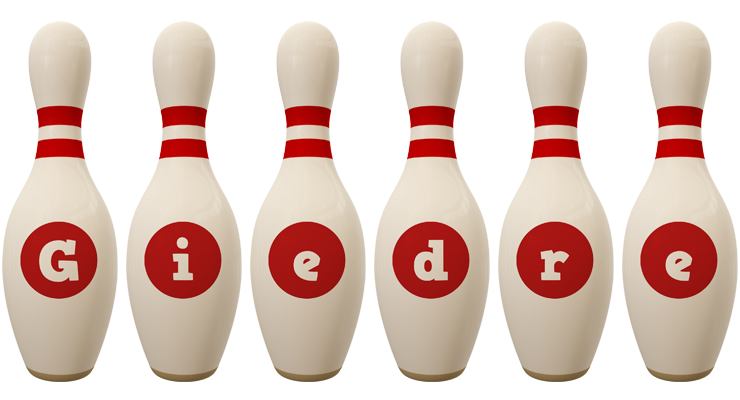 Giedre bowling-pin logo