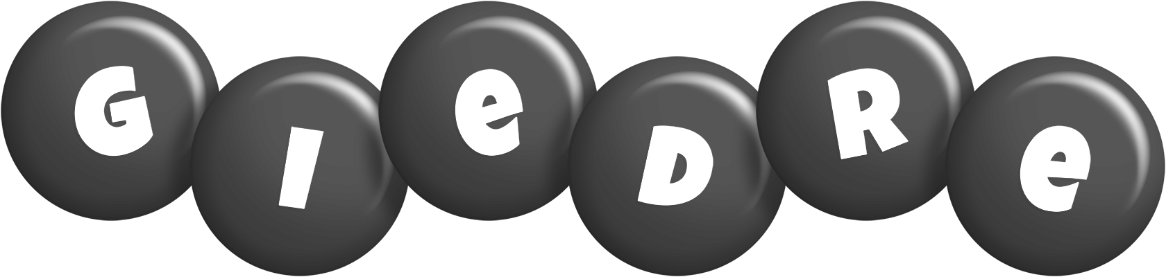 Giedre candy-black logo
