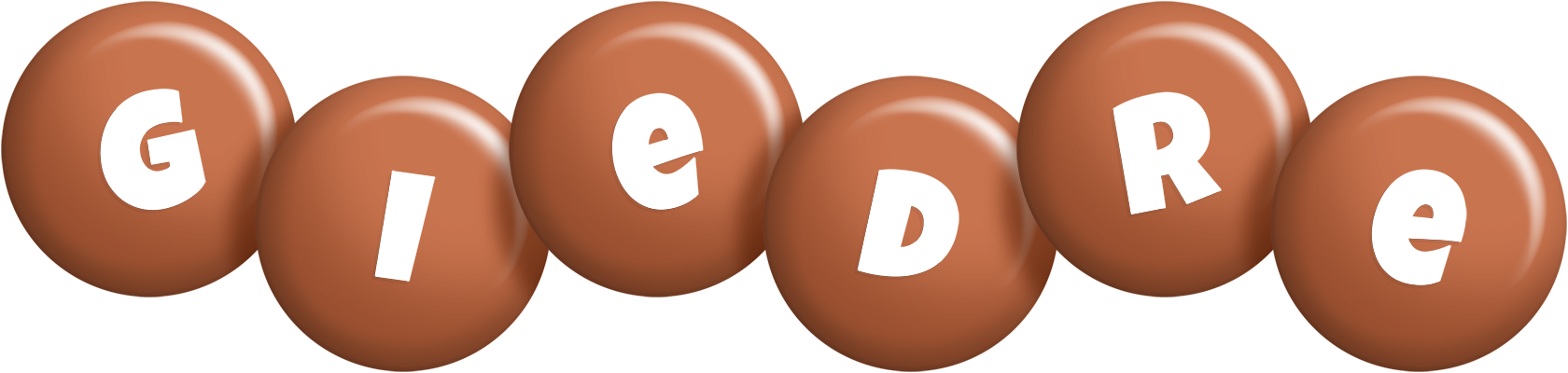 Giedre candy-brown logo