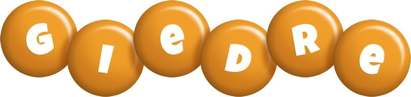 Giedre candy-orange logo