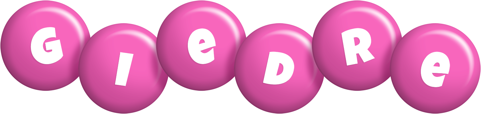 Giedre candy-pink logo