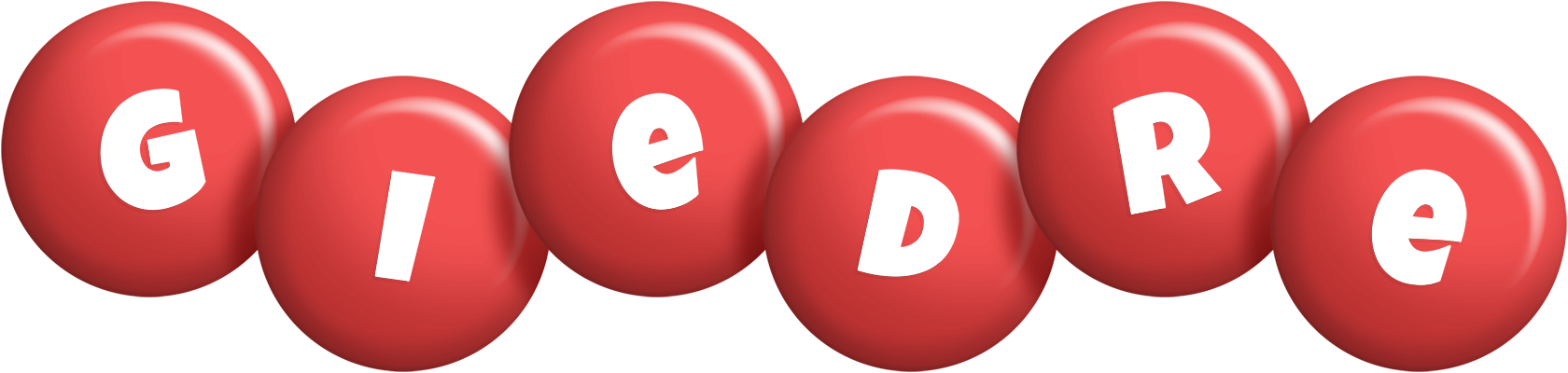 Giedre candy-red logo