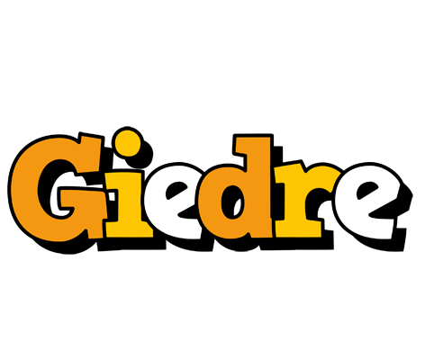 Giedre cartoon logo