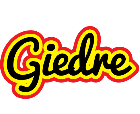 Giedre flaming logo