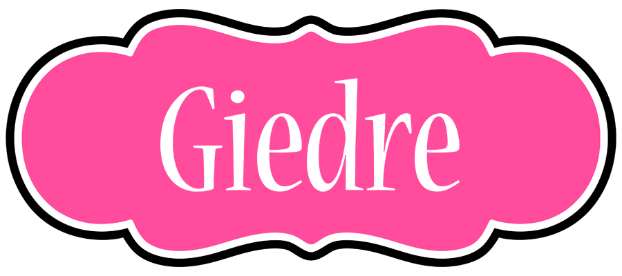 Giedre invitation logo