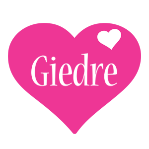 Giedre love-heart logo