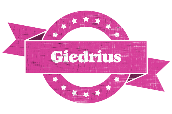 Giedrius beauty logo