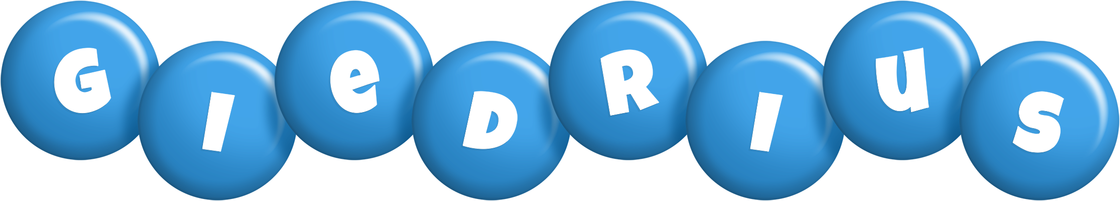 Giedrius candy-blue logo