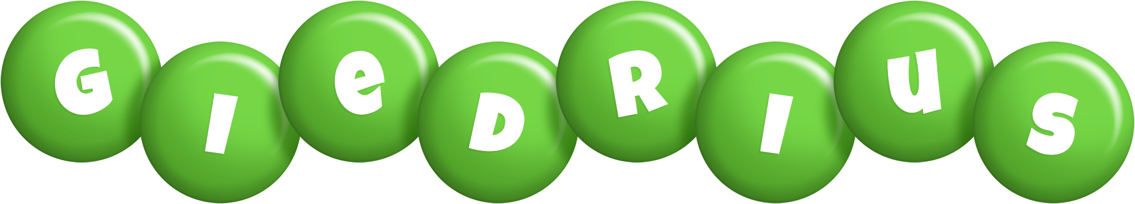 Giedrius candy-green logo