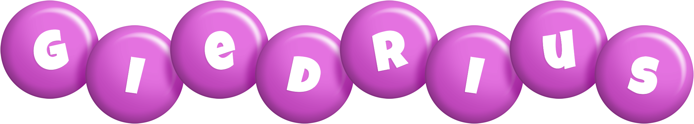 Giedrius candy-purple logo