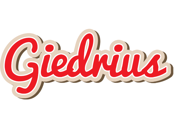 Giedrius chocolate logo