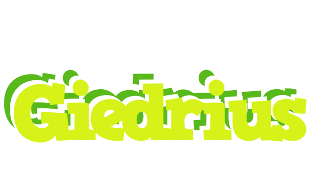 Giedrius citrus logo