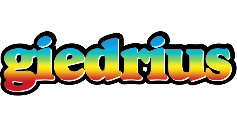 Giedrius color logo