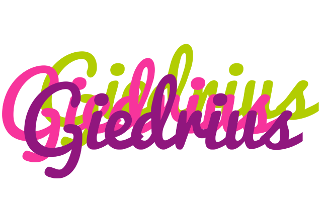 Giedrius flowers logo