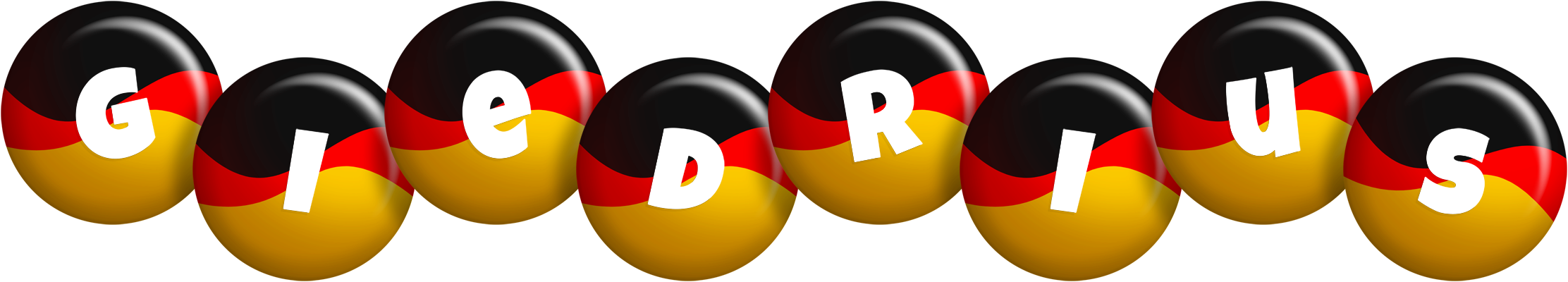 Giedrius german logo