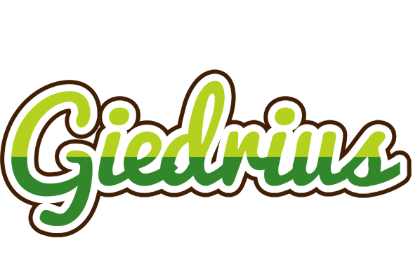Giedrius golfing logo