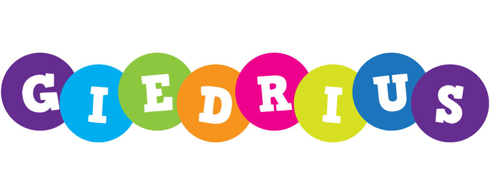 Giedrius happy logo