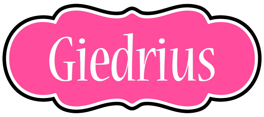 Giedrius invitation logo