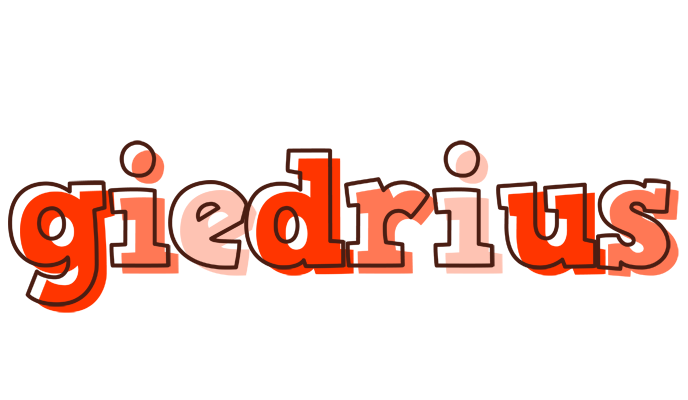 Giedrius paint logo