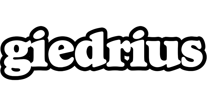 Giedrius panda logo