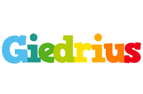 Giedrius rainbows logo