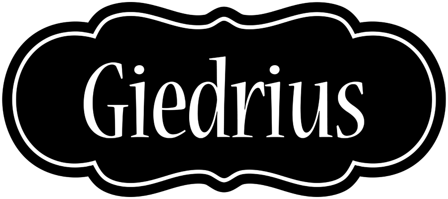 Giedrius welcome logo