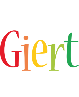 Giert birthday logo