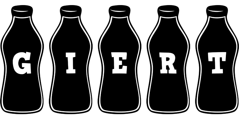 Giert bottle logo
