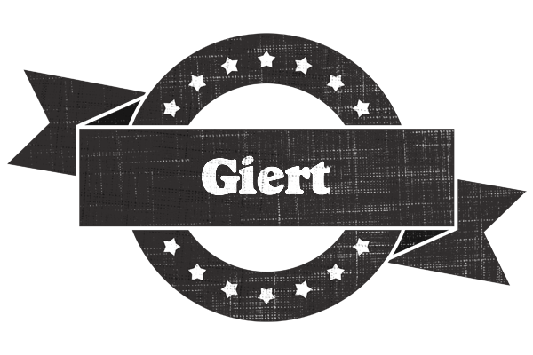 Giert grunge logo