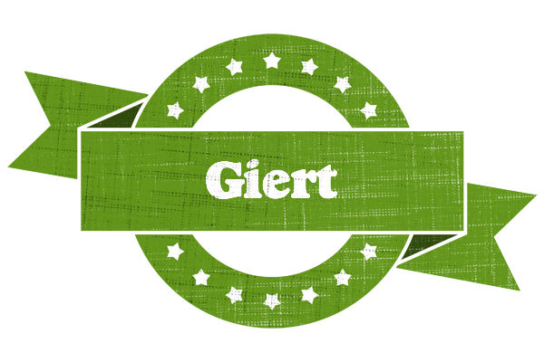 Giert natural logo