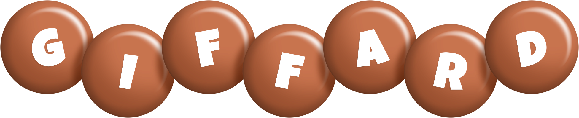 Giffard candy-brown logo