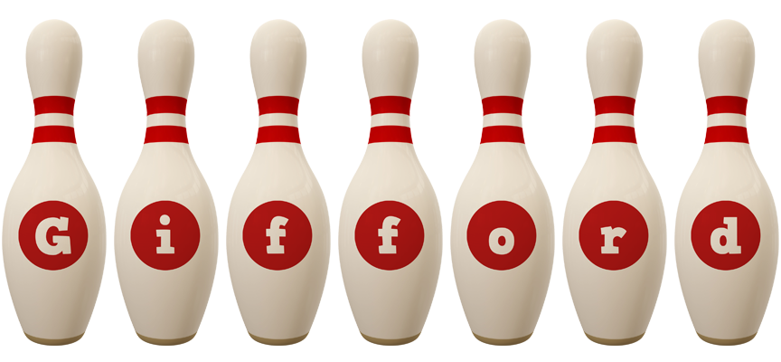 Gifford bowling-pin logo