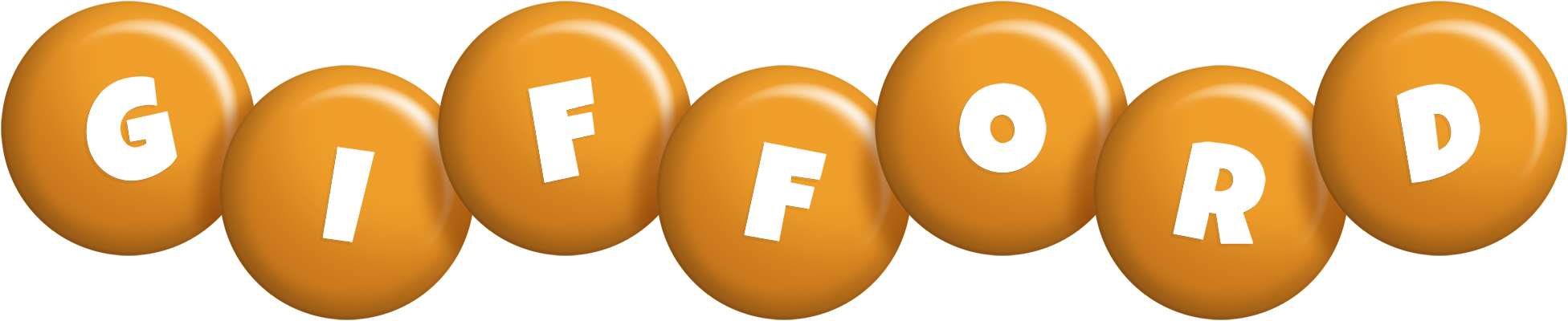 Gifford candy-orange logo