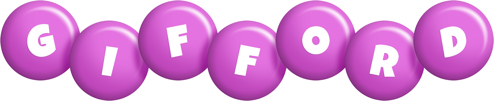 Gifford candy-purple logo