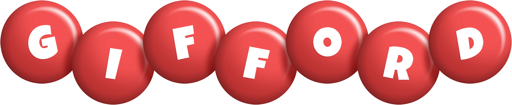 Gifford candy-red logo