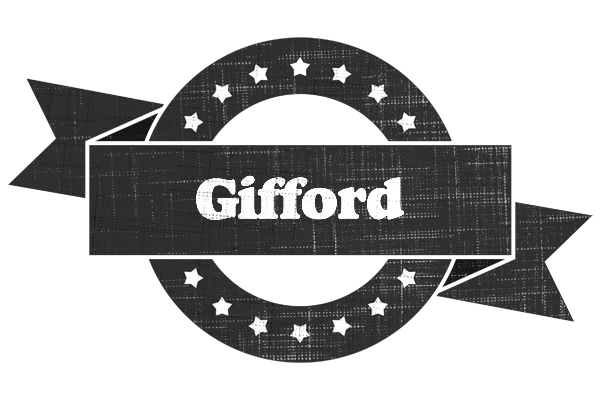 Gifford grunge logo