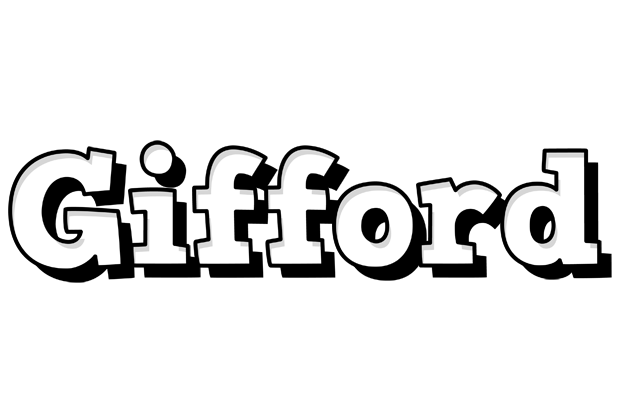 Gifford snowing logo
