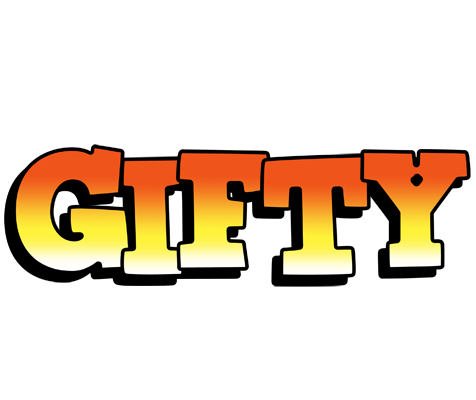 Gifty sunset logo