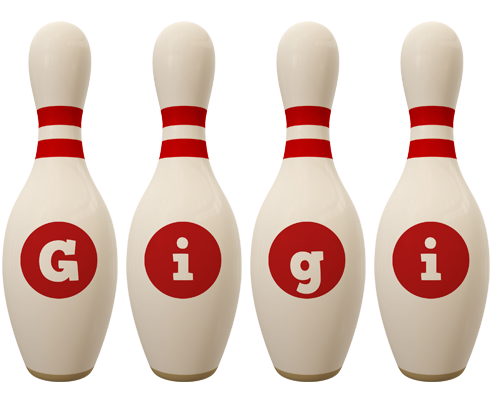 Gigi bowling-pin logo