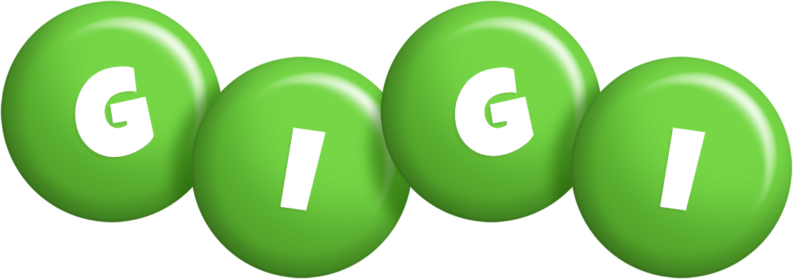 Gigi candy-green logo