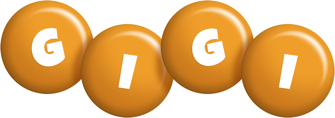Gigi candy-orange logo