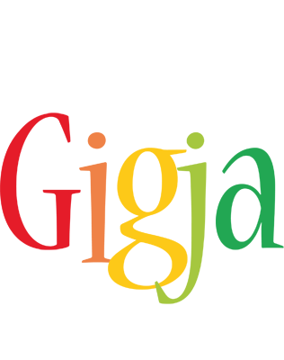 Gigja birthday logo