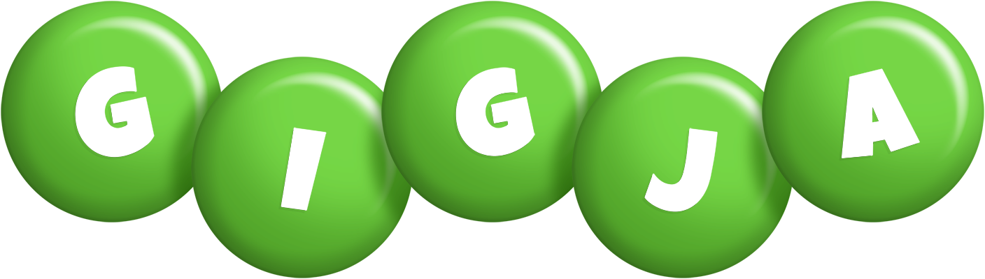 Gigja candy-green logo