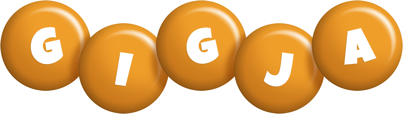 Gigja candy-orange logo
