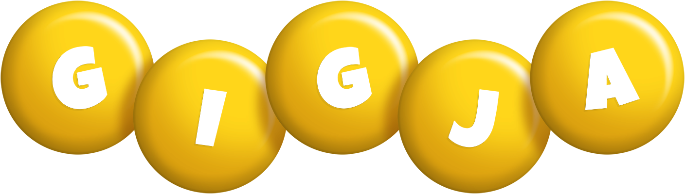 Gigja candy-yellow logo