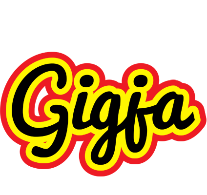 Gigja flaming logo